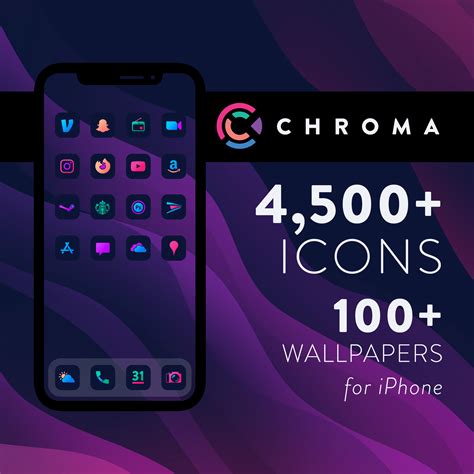Chroma Ios Icon Pack For Iphone Nate Wren Design