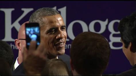 Photos President Obama Speaks At Northwestern University Abc7 Chicago