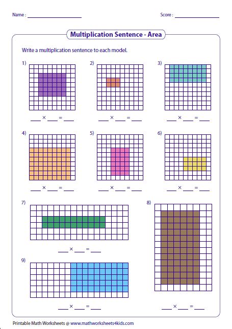 Also known as partial products multiplication. 32 Multiplication Area Model Worksheet - Notutahituq ...