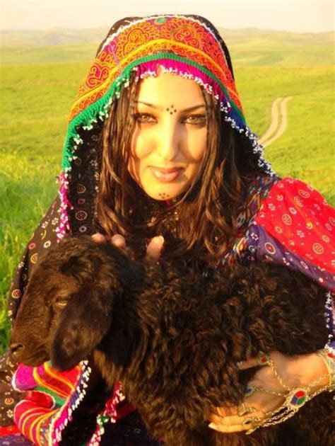 Pashtun Woman With Her Sheep Afghan Girl Costumes Around The World