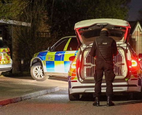 Armed Police Carry Out Early Morning Raid At Park Wood Estate In Maidstone