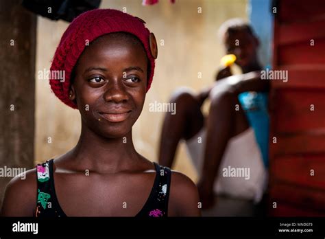 Yongoro Sierra Leone June 01 2013 West Africa Unknown Woman At