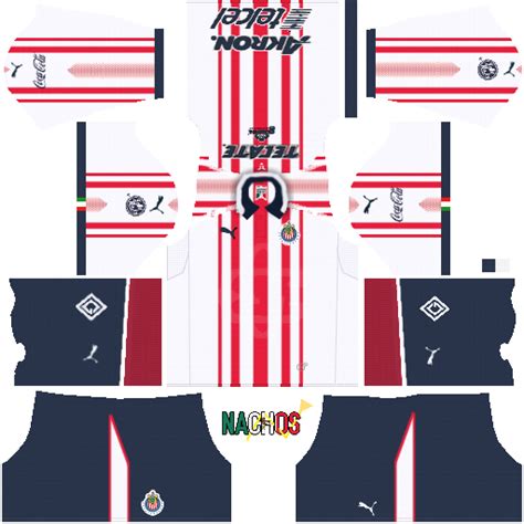 Es un juego de fútbol disponible para android e cómo actualizar los kits de los clubes en dream league soccer 2019. Chivas 2019 Dream League Soccer 2018 DLS Kits - Nachos MX ...
