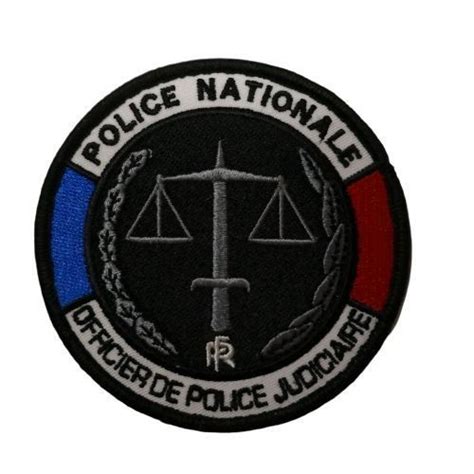 ecusson de bras brode opj police nationale amg pro