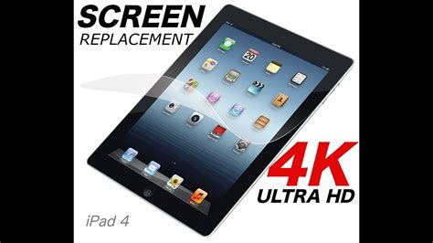 In case of breakage or malfunction, we will hardly be able to access most of the functions. iPad 4 touch screen replacement - YouTube