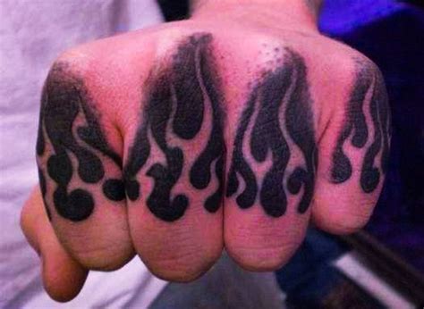 Knuckle Flames Tattoo Inspirationknuckle Tattoos