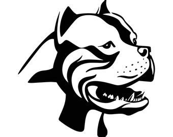 American pitbull muzzle leash dog collar. Pit Bull Svg | Etsy Studio