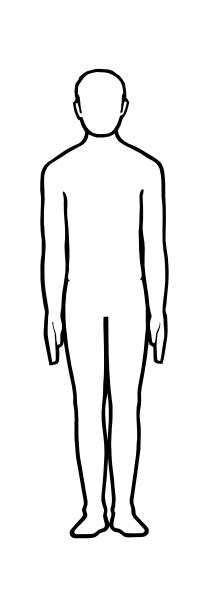 Human Body Outline Image Clipart Best