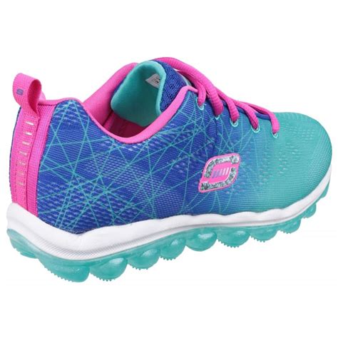 Girls' shoes all departments audible books & originals alexa skills amazon devices amazon pharmacy amazon warehouse appliances apps & games arts, crafts & sewing automotive parts & accessories baby beauty & personal care. Skechers Skech Air Laser Lite Lace Up Girls Blue/Aqua ...