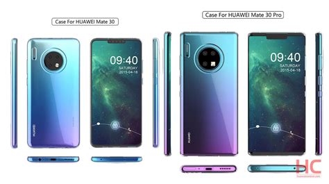 Huawei Mate 30 And 30 Pros Leaked Case Renders Shows Weird Camera