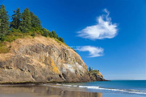 Waikiki Beach At Cape Disappointment State Park In Washington State