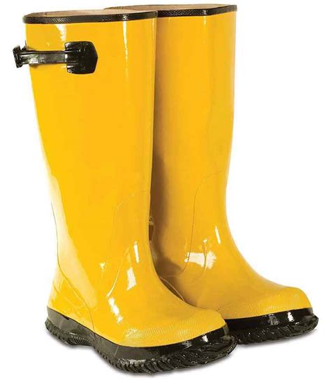 Boots Rubberr Slush Yellow Size 10 Raincoatsboots The Home