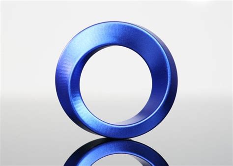 The möbius strip is a curved surface with only one side. Mobius Strip CNC machined continuous surface ring - Geeky ...