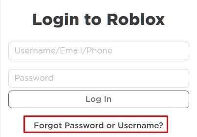 Forgotten Roblox Password How To Reset Recover Your Roblox Login