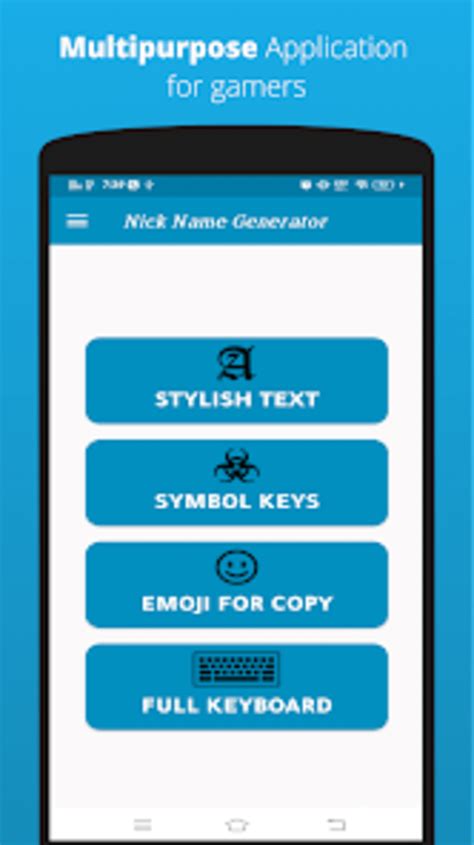 Nickname Generator Game Nick For Android Download