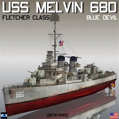 The model 680 shotgun is the first shotgun that is available to use in modern warfare and therefore a great option for season 5. Uss melvin dd fletcher 3D - TurboSquid 1222388