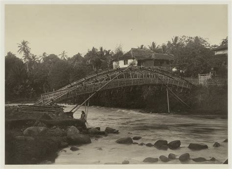 Indonesia Zaman Doeloe Berbagai Jenis Jembatan Bambu Di Zaman Belanda