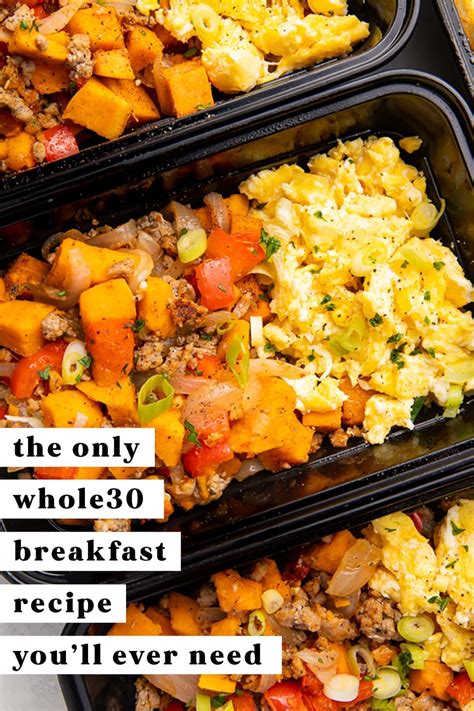 Whole30 Breakfast Meal Prep 40 Aprons