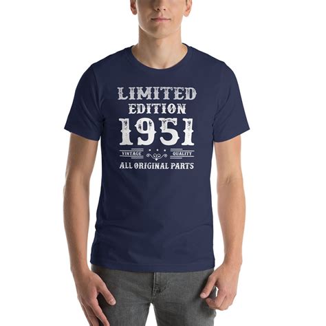 Mens 70th Birthday T Shirt Top Shirt T Present Fifty Etsy