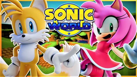 Tails And Amy Rose Play Sonic World Sonics Girlfriend Youtube