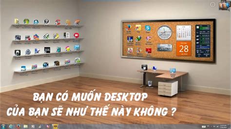 H Ng D N Trang Tr Desktop Theo Phong C Ch D Youtube