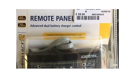 xantrex remote control panel manual