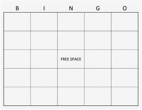 Blank Bingo Template Word Sample Cv English Resume Within Blank Bingo