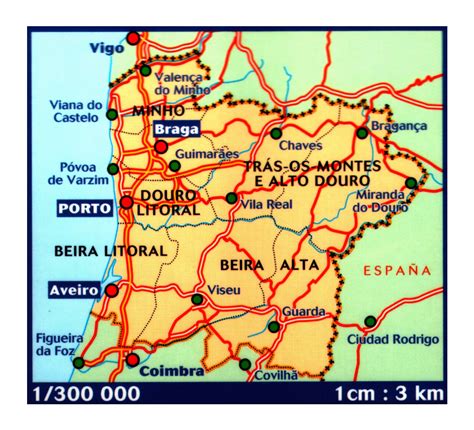 Map Of Portugal With Cities Maping Resources