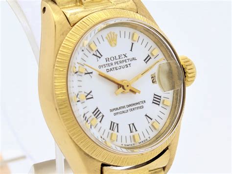 Rolex Datejust President Automatic 18k Gold Ladies Ref6927 Corello