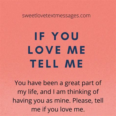 If You Like Me Tell Me Quotes Love Text Messages
