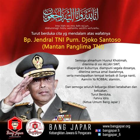 Izinnya sebagai ormas yang berkiprah di wilayah nkri mestinya sudah berakhir pada 20 juni 2019. Fahira Idris mendoakan wafatnya Bapak Jendral TNI Purn ...