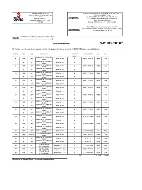 0132 Acuse De Entrega 00001 Dfsu7421427 Pdf