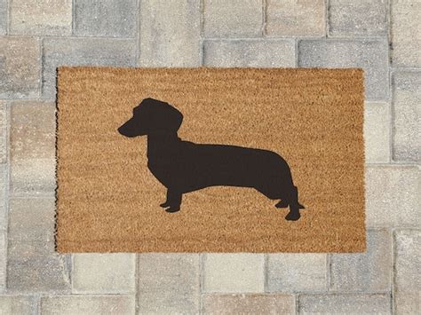 Dachshund Doormat Dog Doormat Large Doormat Welcome Mat Etsy