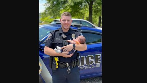 Year Old Police Officer In Usa S Arkansas Heroically Saves Baby From