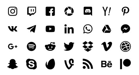 Free 28 Social Media Icons Figma Titanui