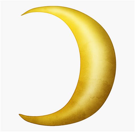 Crescent Moon Lunar Phase Clip Art Half Yellow Moon Png Free