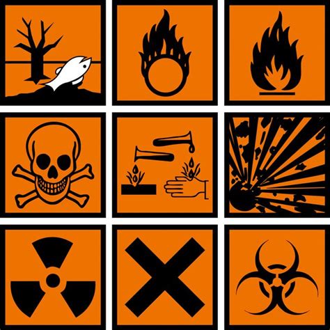 Chemical Hazard Symbols And Meanings