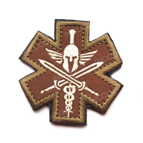 Embroidery Patch Tactical Medic Spartan Emt Tactical Medical Military