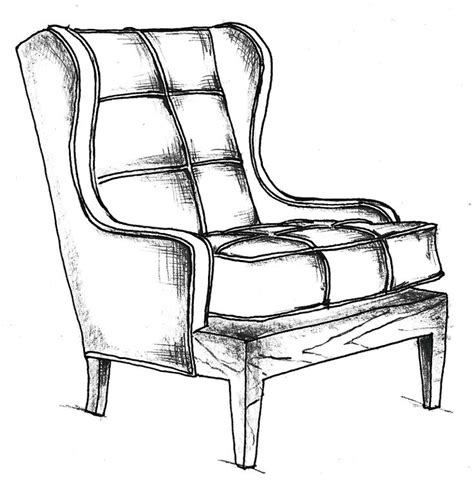 Chair No One Eighty Initial Sketch Chairsketch Chairsdrawing