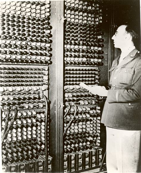 Herman Goldstine With The Eniac The First Functional Digital