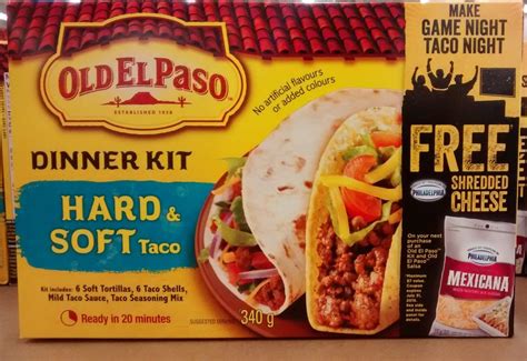 Old El Paso Canada Free Kraft Shredded Cheese Coupon On Taco Kits