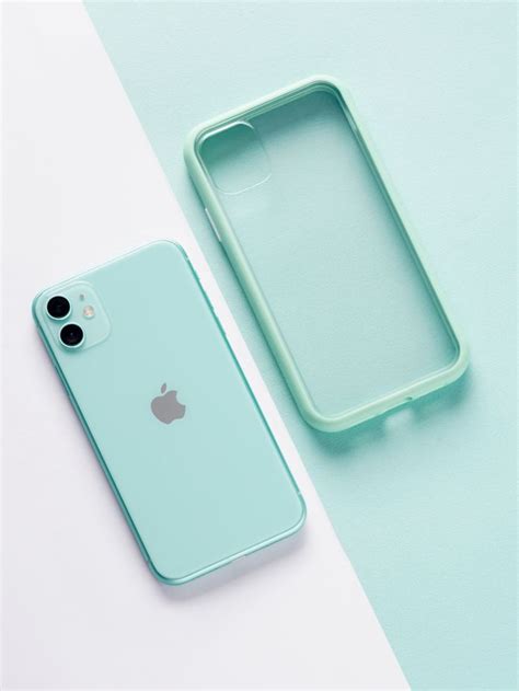 Green Iphone 11 Cases Rhinoshield Iphone Phone Cases Iphone Mint