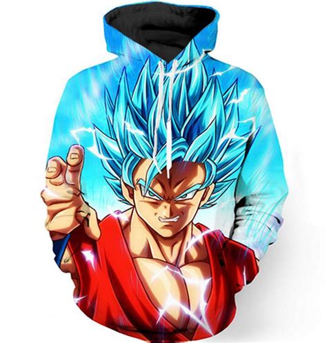 Dragon Ball Z Hoodies 3d Hoodies Pullovers Sportswear Hooded Sweatshirts Mens Vegeta Son Goku
