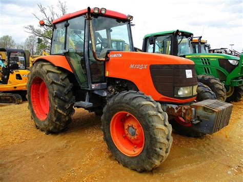 Kubota M125x Farm Tractor Vinsns0085 Mfwd 3th Pto 2 Hyd Remotes