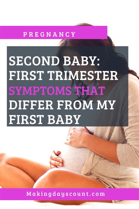 First Trimester Pregnancy Symptoms 2nd Baby Making Days