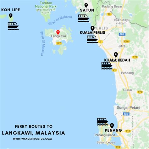 Ferry Routes To Langkawi Malaysia Malaysia Itinerary Malaysia Travel