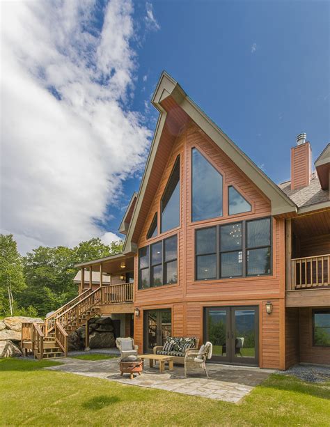 Award Winning Cape Chalet Home In Killington Vermont Timber House