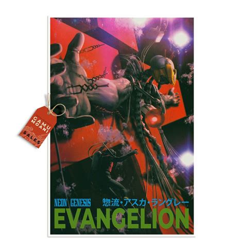 Neon Genesis Evangelion Printable Posters Anime Wall Art Etsy