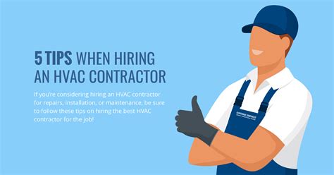 Infographic Tips When Hiring An HVAC Contractor OnTime
