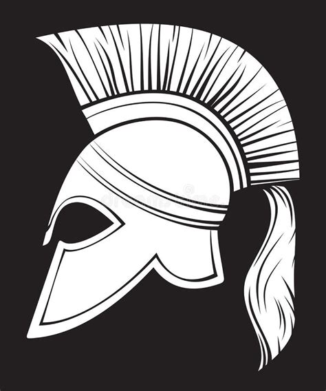 Spartan Helmet Stock Vector Illustration Of Legend 92719801